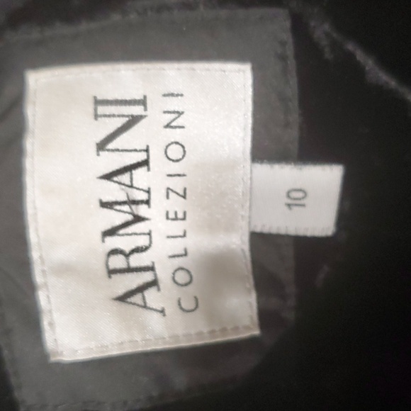 Armani Collezioni black womens coat size 10 - Picture 15 of 17